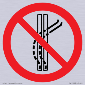 PV11308: Prohibition: Do not leave the tow-track