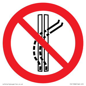 PV11308: Prohibition: Do not leave the tow-track