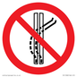 PV11308: Prohibition: Do not leave the tow-track