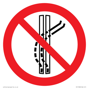PV11308: Prohibition: Do not leave the tow-track