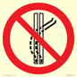 PV11308: Prohibition: Do not leave the tow-track