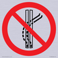 PV11308: Prohibition: Do not leave the tow-track