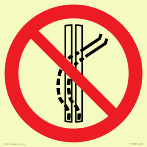 PV11308: Prohibition: Do not leave the tow-track