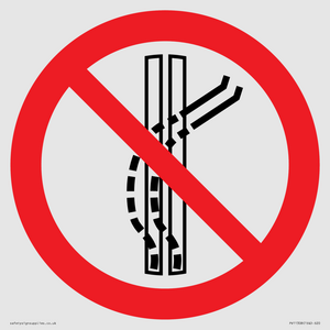 PV11308: Prohibition: Do not leave the tow-track