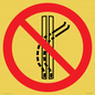 PV11308: Prohibition: Do not leave the tow-track