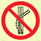 PV11308: Prohibition: Do not leave the tow-track