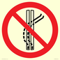 PV11308: Prohibition: Do not leave the tow-track
