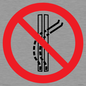 PV11308: Prohibition: Do not leave the tow-track