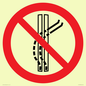 PV11308: Prohibition: Do not leave the tow-track
