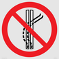 PV11308: Prohibition: Do not leave the tow-track
