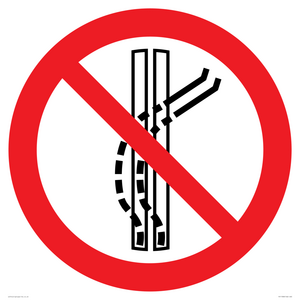 PV11308: Prohibition: Do not leave the tow-track