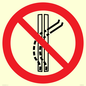 PV11308: Prohibition: Do not leave the tow-track