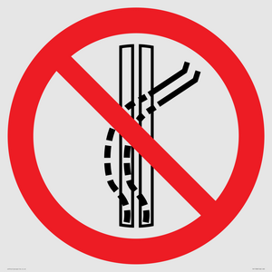 PV11308: Prohibition: Do not leave the tow-track