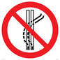 PV11308: Prohibition: Do not leave the tow-track