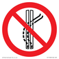 PV11308: Prohibition: Do not leave the tow-track
