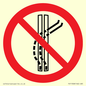 PV11308: Prohibition: Do not leave the tow-track