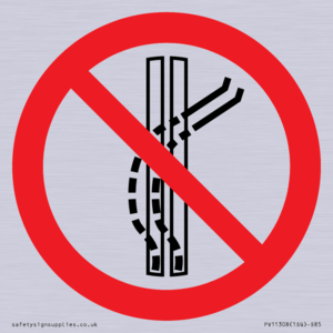 PV11308: Prohibition: Do not leave the tow-track