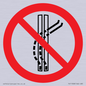 PV11308: Prohibition: Do not leave the tow-track