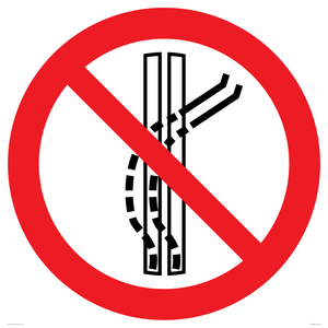 PV11308: Prohibition: Do not leave the tow-track