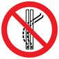 PV11308: Prohibition: Do not leave the tow-track