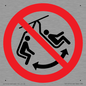 PV11310: Prohibition: Do not swing the chair