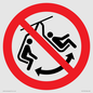 PV11310: Prohibition: Do not swing the chair