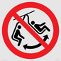 PV11310: Prohibition: Do not swing the chair