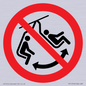 PV11310: Prohibition: Do not swing the chair