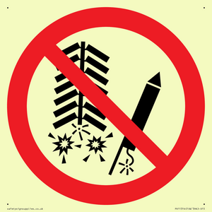 PV11314: Prohibition: Do not set off fireworks