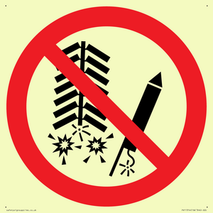 PV11314: Prohibition: Do not set off fireworks