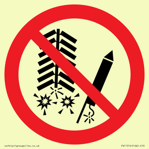 PV11314: Prohibition: Do not set off fireworks