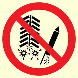 PV11314: Prohibition: Do not set off fireworks