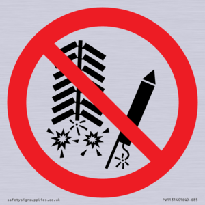 PV11314: Prohibition: Do not set off fireworks
