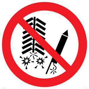 PV11314: Prohibition: Do not set off fireworks