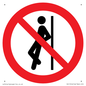 PV11316: Prohibition: No leaning against