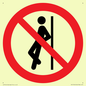 PV11316: Prohibition: No leaning against