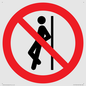 PV11316: Prohibition: No leaning against