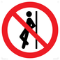 PV11316: Prohibition: No leaning against