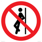 PV11316: Prohibition: No leaning against