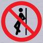 PV11316: Prohibition: No leaning against