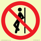 PV11316: Prohibition: No leaning against