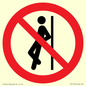 PV11316: Prohibition: No leaning against