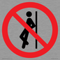 PV11316: Prohibition: No leaning against