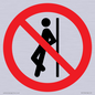 PV11316: Prohibition: No leaning against
