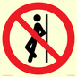 PV11316: Prohibition: No leaning against