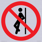PV11316: Prohibition: No leaning against