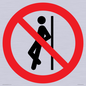 PV11316: Prohibition: No leaning against
