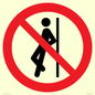 PV11316: Prohibition: No leaning against