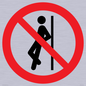 PV11316: Prohibition: No leaning against