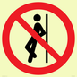 PV11316: Prohibition: No leaning against